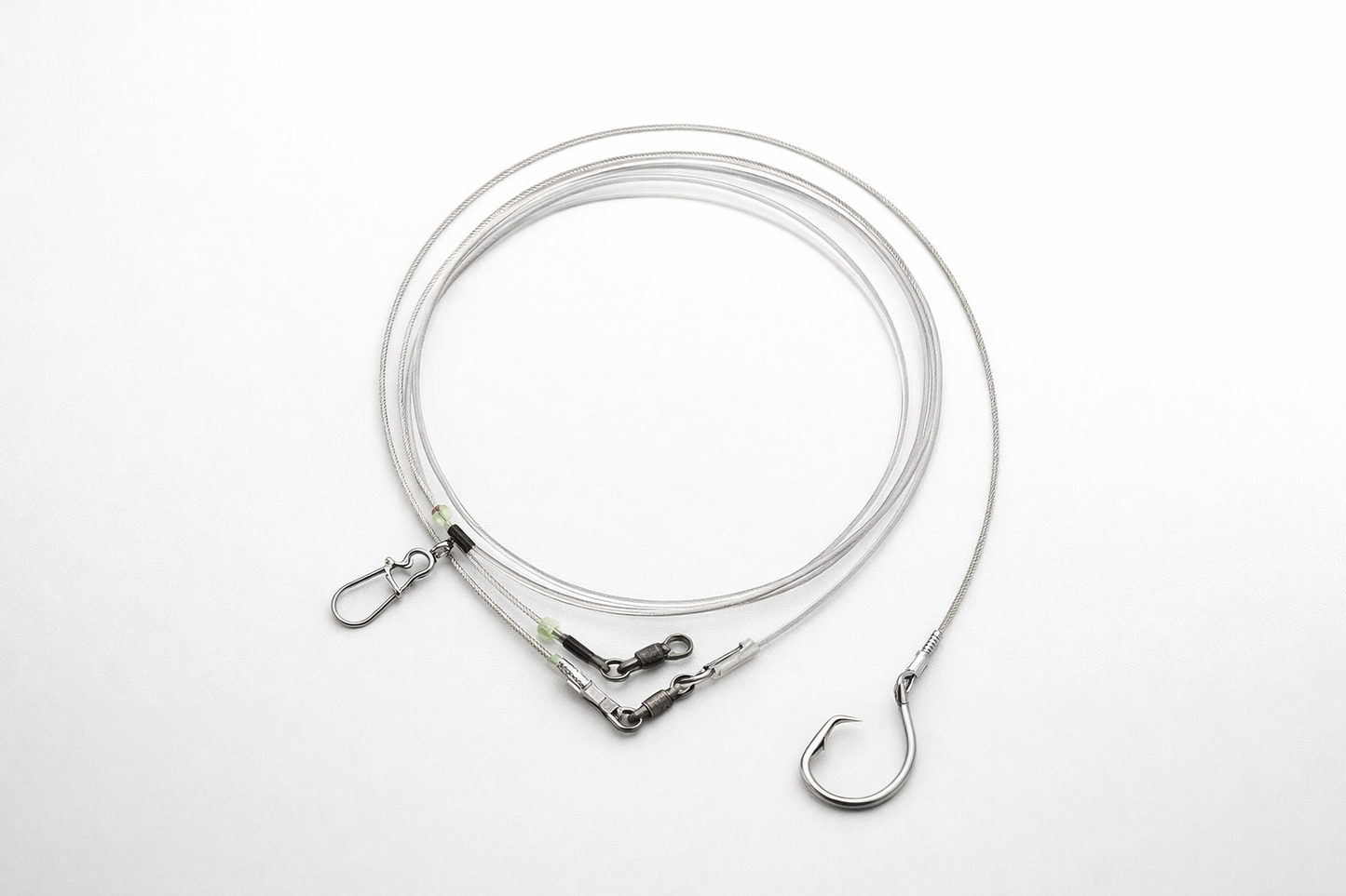 13/0 Shark Fishing Rig - Heavy-Duty Wire Leader